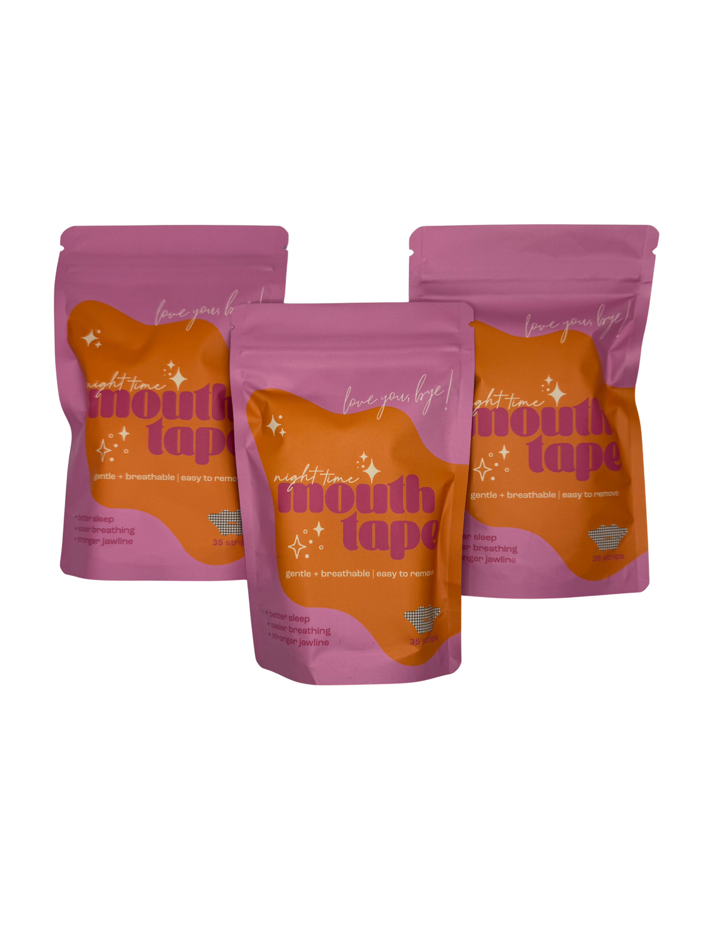 Sleep Check with Hole 3 Month Mouth Tape Bundle