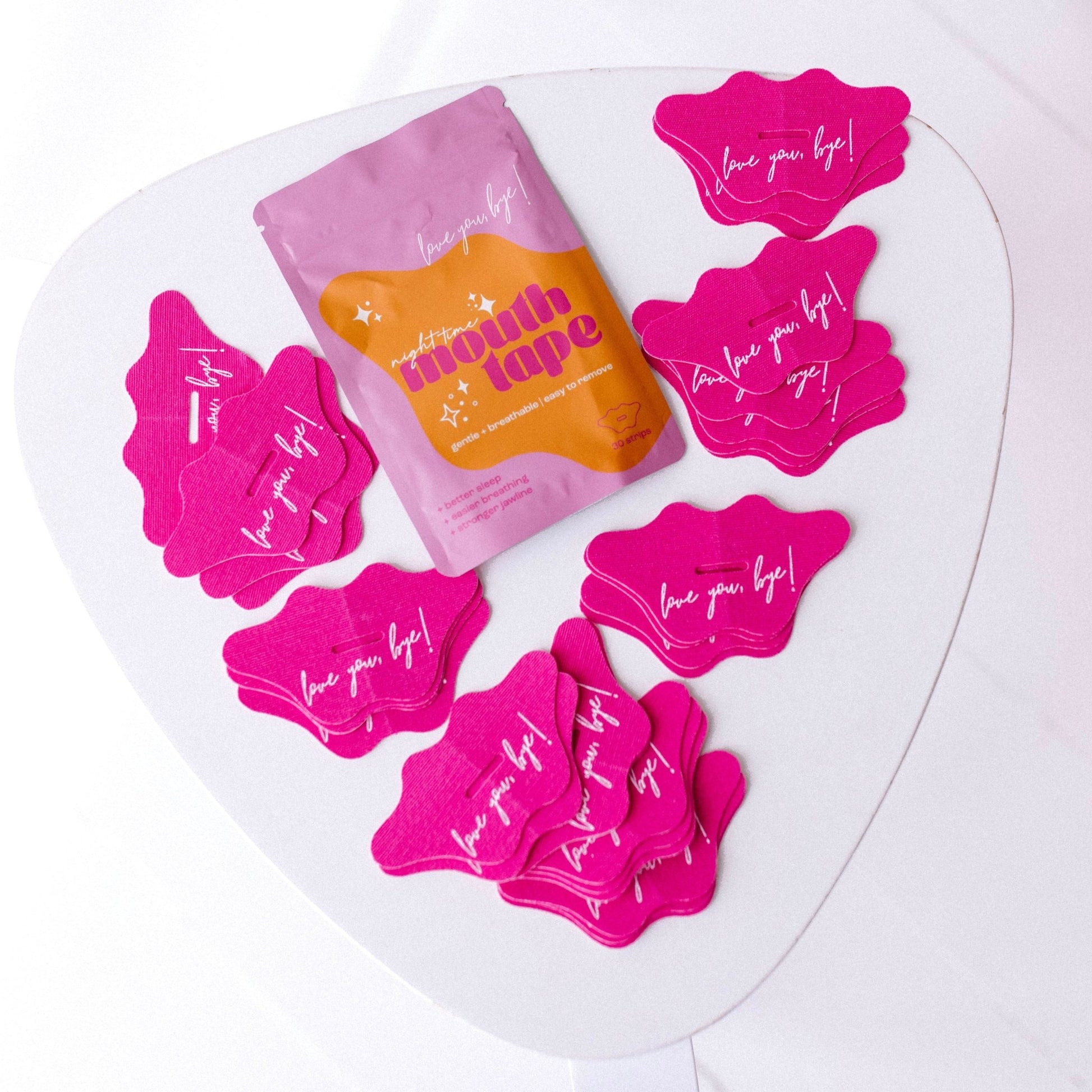 Hot Pink Lips w/ Hole 3 Month Bundle - Love you, bye!